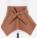 Vegan Leather Skirt Belt