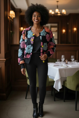 Flower Bubble Jacket