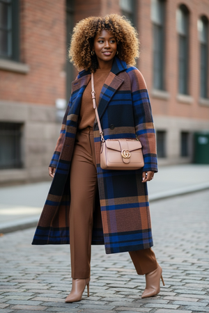 Autumn Plaid Coat