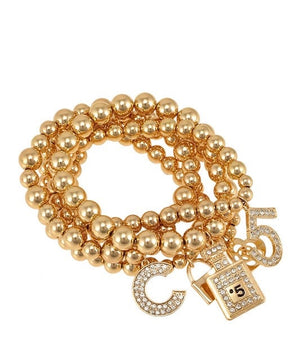 No. 5 Charm Bracelet