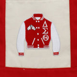 DST Sorority Large Canvas Tote Bag Reusable Merch