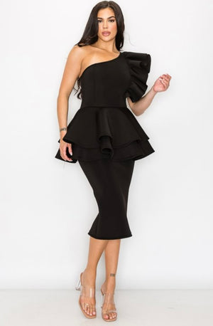 Elegance Ruffle Dress