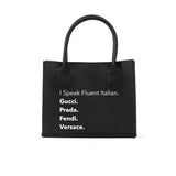 Italian Top Tier Mini Tote