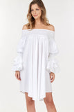 Kandy Off the Shoulder Dress (White)