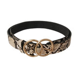 Snake Print Belt