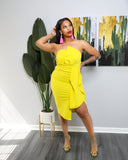 Vibe With Me Dress - Lime